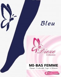 Mi-bas BLEU NUIT Dieze Collection