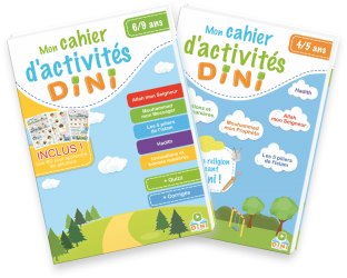 Pack cahier d'activités Dini 4-5ans et 6-9ans