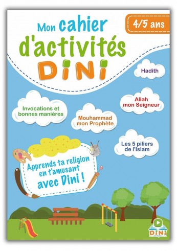 Cahier d'activités Dini 3-5ans