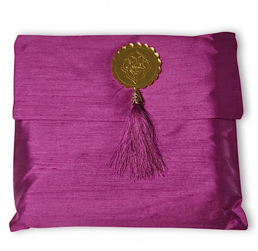 Tapis avec Pochette Fushia