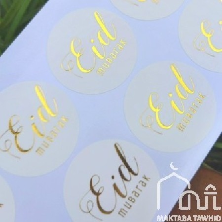 Stickers Or/blanc Eid...